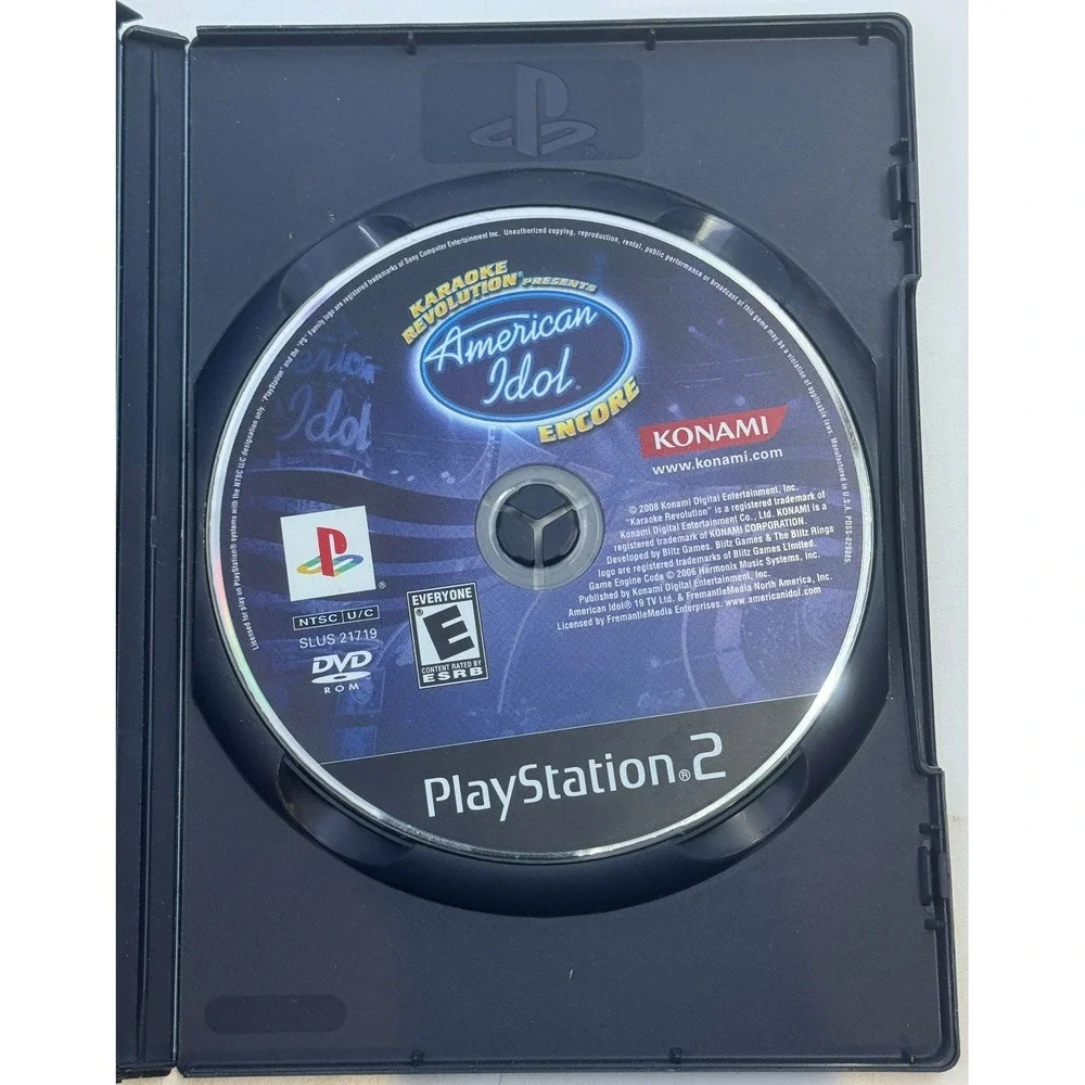American Idol Encore Karaoke‎ Revolution PlayStation 2 Video Game
